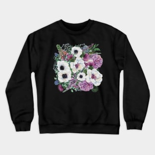 The biggest lovliest flower bouquet of the summer’s all flowers Crewneck Sweatshirt